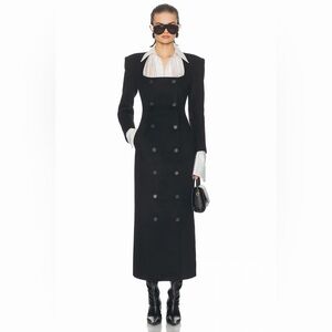 Helsa The Hourglass Coat in Black